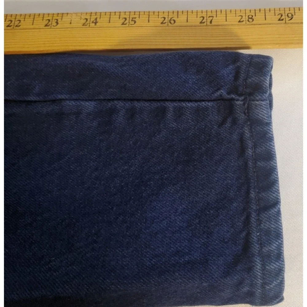 Vintage‎ H.I.S. Jeans Mens 29x30  Dark Navy Blue Tapered Leg 90s Casual